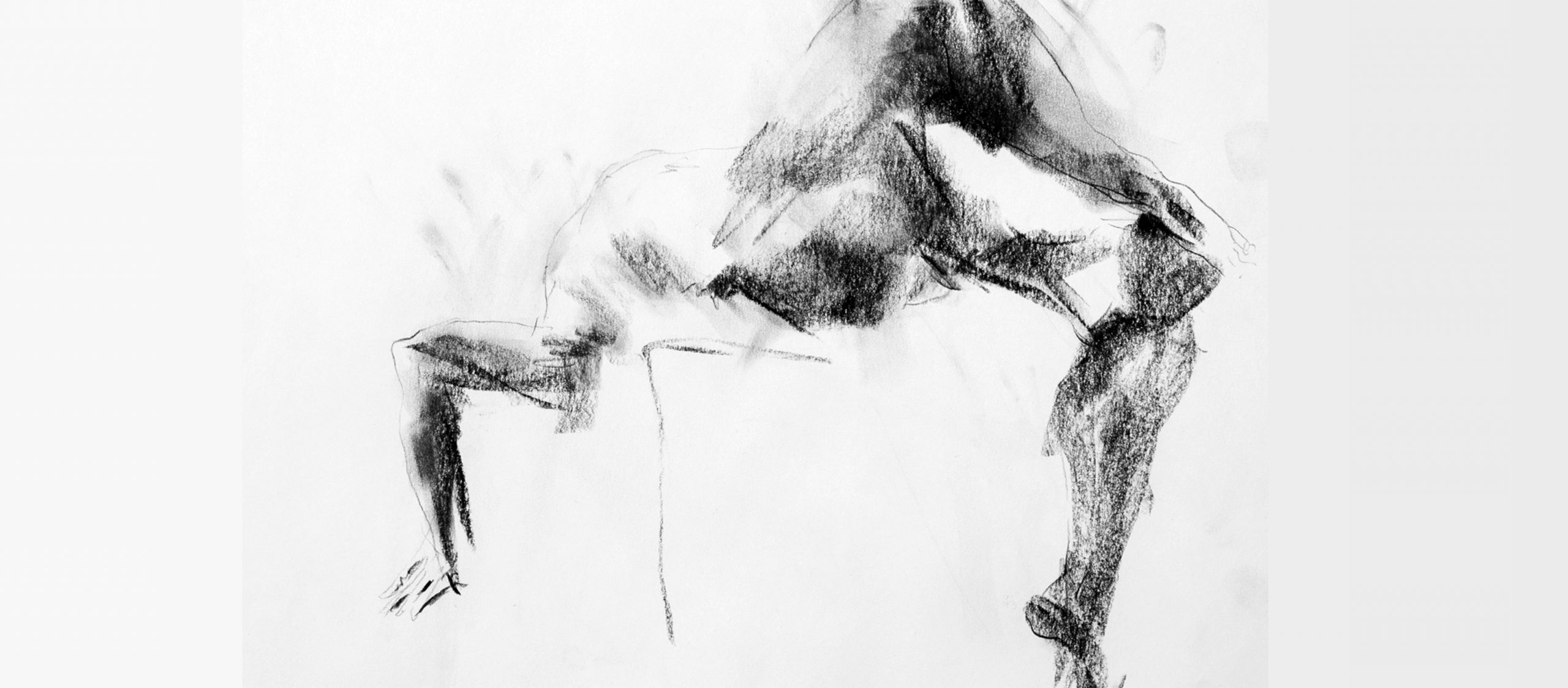 Croquis - liggende modell